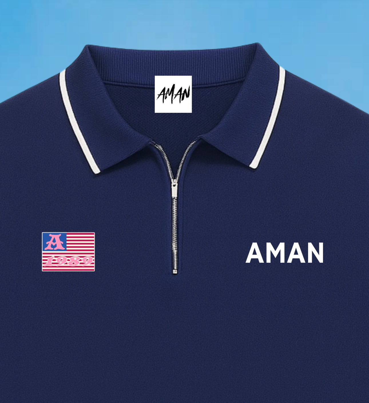 AMAN 1989™ Timeless Treasure Quarter-Zip Knit — Unisex Premium Edition