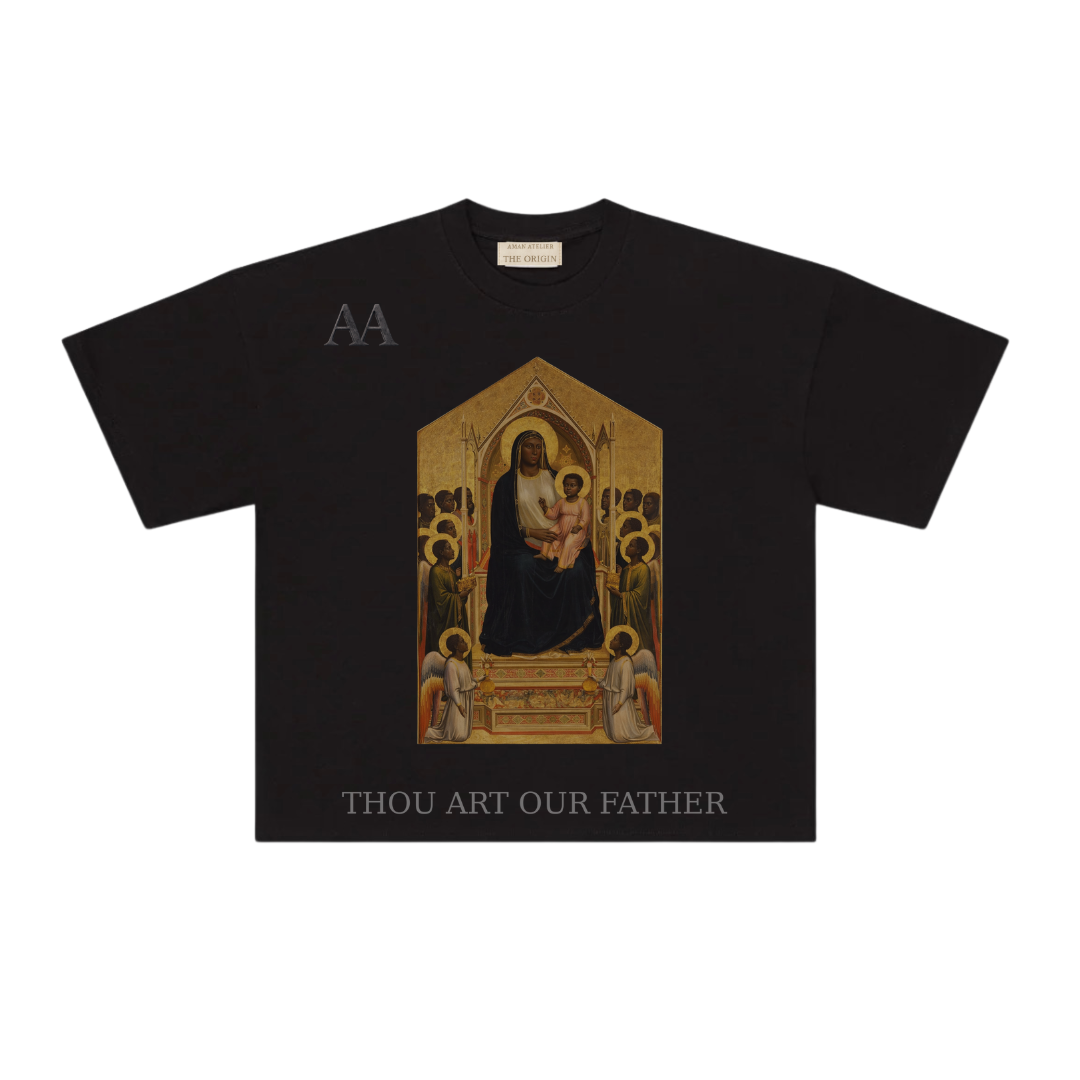 The Father Tee- Black| AMAN Atelier
